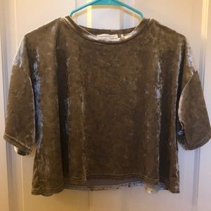 Urban Outfitters velvet top
